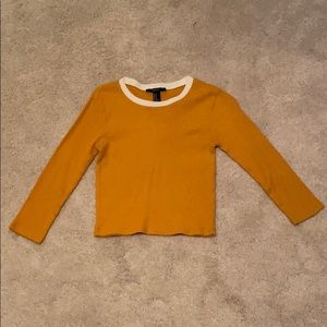 Forever 21 Waffle Knit Crop Top